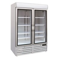 Gastro Tiefkühlschrank Mit Glastür 920L