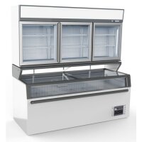 Gastro Wandtiefkühlschrank Mit Glastür 546L/900L - Weiß