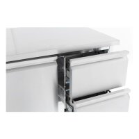 Gastro Kühltisch 1 Tür/2 Laden - 257L