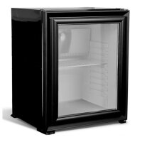 Gastro Minibar Kuhlschrank 60L Mit Glastür - Schwarz