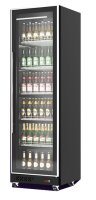 Kühlschrank 387L 1 Glastür - Schwarz