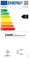 Supermarkt Tiefkühltruhe 870L Weiß