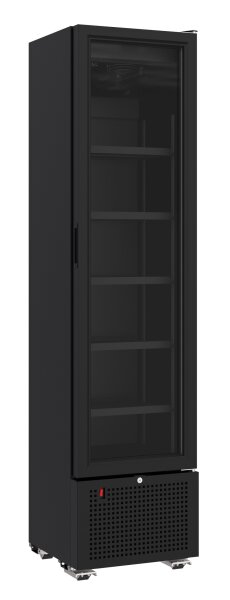 Kühlschrank 1 Glastür Schwarz 221L