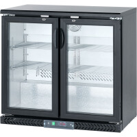 Bar-Kühlschrank mit 2 Glastüren