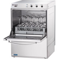 Geschirrspülmaschine Universal GN1/1 mit Klarspülmittel-/Reinigerdosierpumpe und Klarspülpumpe