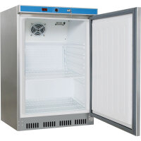 Kleiner Lager-Kühlschrank VT66UE aus Edelstahl mit statischer Kühlung