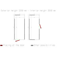 Zelle ISO 100, dim.int. 2230 x 5630 xh 2230 mm (28 m³)