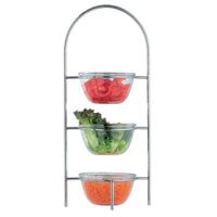 Müsli oder Salat Etagere, 3 Schalen Ø 210 mm