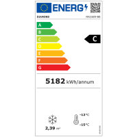 Volle Vitrine 600 Lt., 5 Glasstufen, belüftet - ICE...