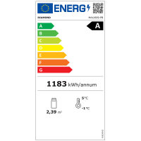 Volle Vitrine 600 Lt., 5 Glasstufen, belüftet -...