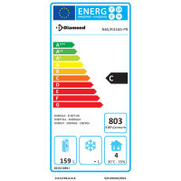 Kühlunterbau, 3 Schubladen GN 1/2 + 1/3h200 mm