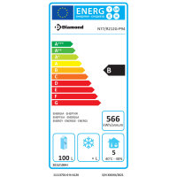 Kühlunterbau - 4x 1/2 Schubladen GN 1/1- h 100mm