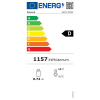 Verkaufstheke gekühlt - gerade Glasscheibe