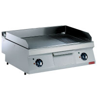 Elektro Grillplatte, 2/3 glatt, 1/3 gerillt -TOP