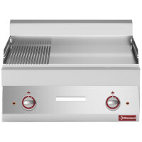 Elektro Grillplatte 2/3 glatt 1/3 gerillt -top- Alpha 650