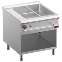 Elektro-Bain-Marie  8x GN 1/3-150mm, offener Unterschrank