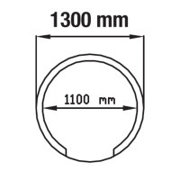 Traditioneller Pizza Holzbackofen Ø 1100 mm -...