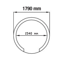 Traditioneller Pizza Holzbackofen Ø 1540 mm -...