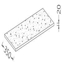 Option  Ablageplatte für neutrale Theke - Kasse (20...