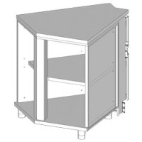 Neutrale Ecke - offen 45°