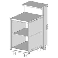 Normale Theke, mit Ablageplatte