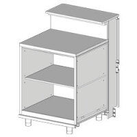 Normale Theke, mit Ablageplatte