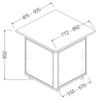 Neutrale Thekeneinheiten_Kassenbereich 90° (geschlossen)