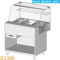 Verkaufstheke EN & GN, obere Glasscheibe, statisch,...