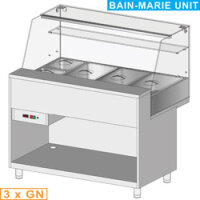 Verkaufstheke EN & GN, obere Glasscheibe, statisch,...