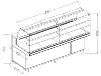 Verkaufstheke Neutrale x Bäckerei EN & GN, obere...