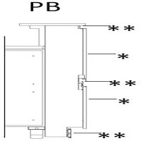 Set dekorativer Ziergiebel für neutrale Theke mit...