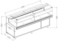 Verkaufstheke Neutrale x Bäckerei EN & GN,...