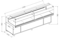 Verkaufstheke Neutrale x Bäckerei EN & GN,...