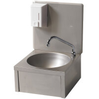 Handwaschbecken mit Seifenspender, Wandmontage 500ml