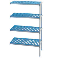 Regal linear eloxiertem Aluminium 4 Ebenen Modular Rack