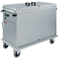 Bain-Marie Wagen 2x GN 1/1, mit Deckel, Schrank mit...