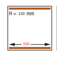 Vakuummaschine,  Doppelkammer 550x700xh235 mm. - 100 m3/h