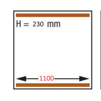 Vakuummaschine,  Doppelkammer 1100x730x230 mm. - 250 m3/h